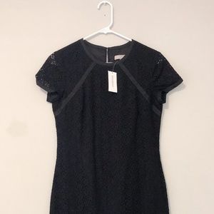Banana Republic Black Eyelet Dress